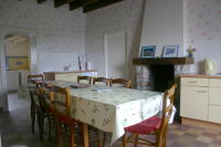 dining room, with kitchen